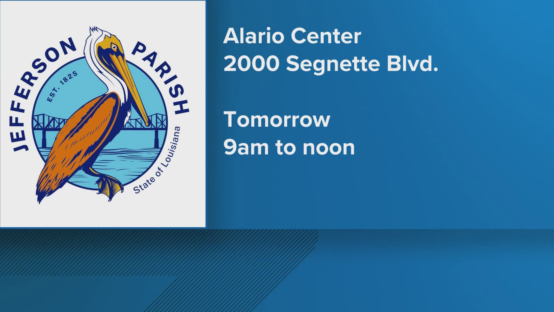 There's a list of what you can and can't bring to the Alario Center in Westwego on Saturday, June 8.