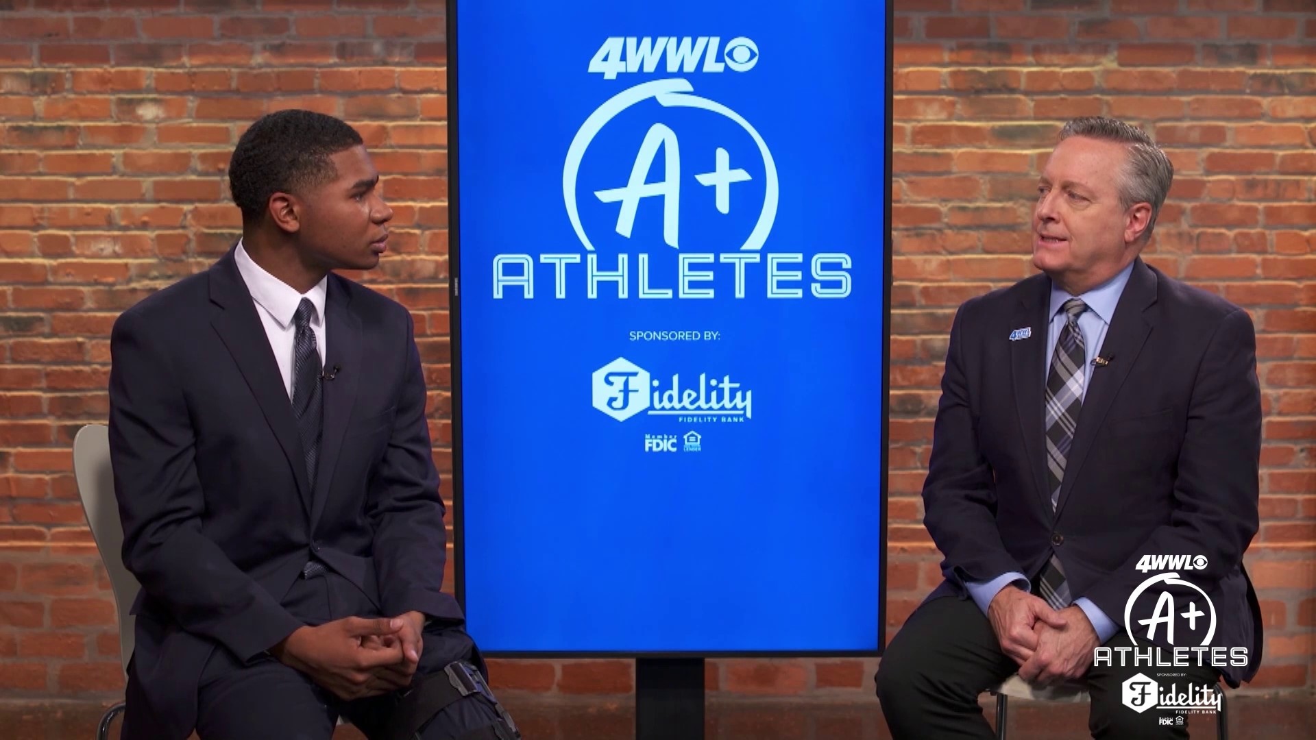 WWL-TV is honoring athletes who excel on and off the field, like Holy Cross High School's Lathan Naquin