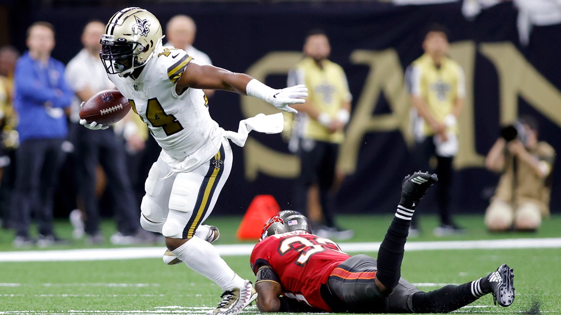 Cam Jordan placed on COVID list; Deonte Harris suspended