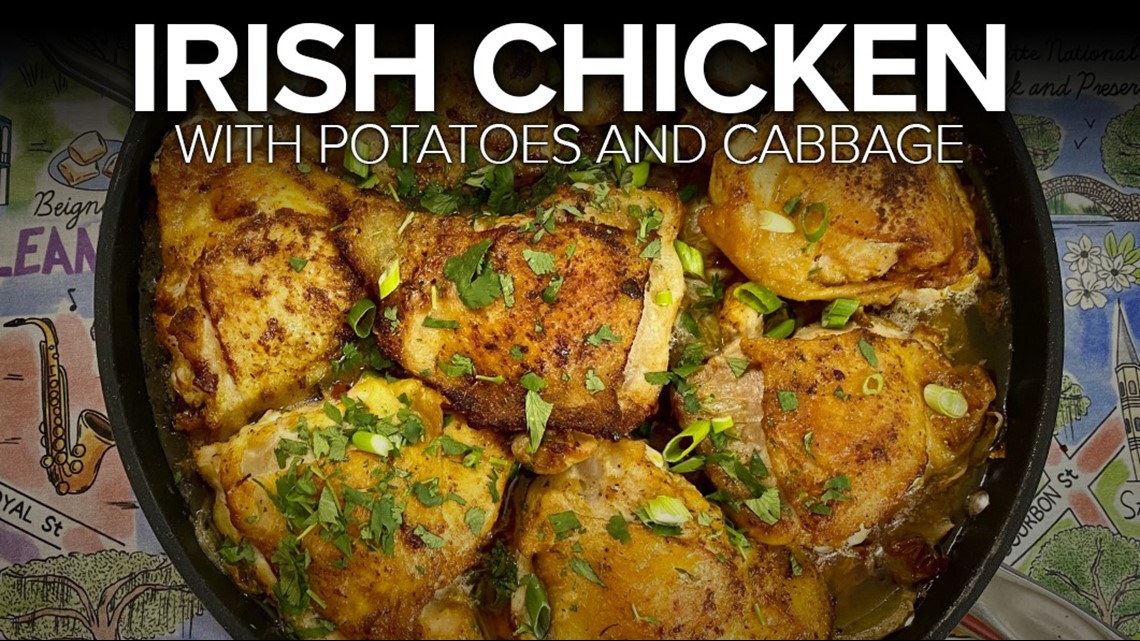 Cooking with Chef Kevin: Irish Chicken with Potatoes and Cabbage