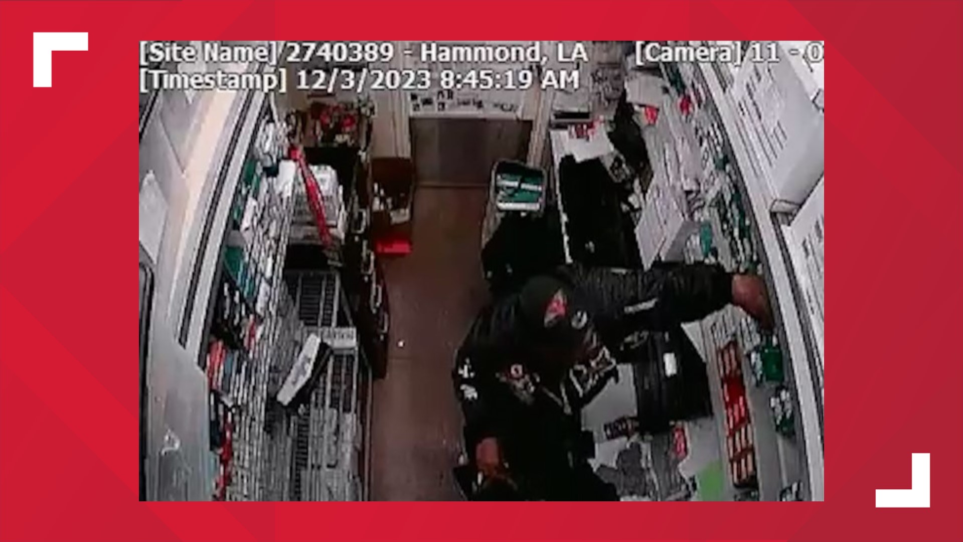 Man steals 19K in goods and cash from Hammond gas station