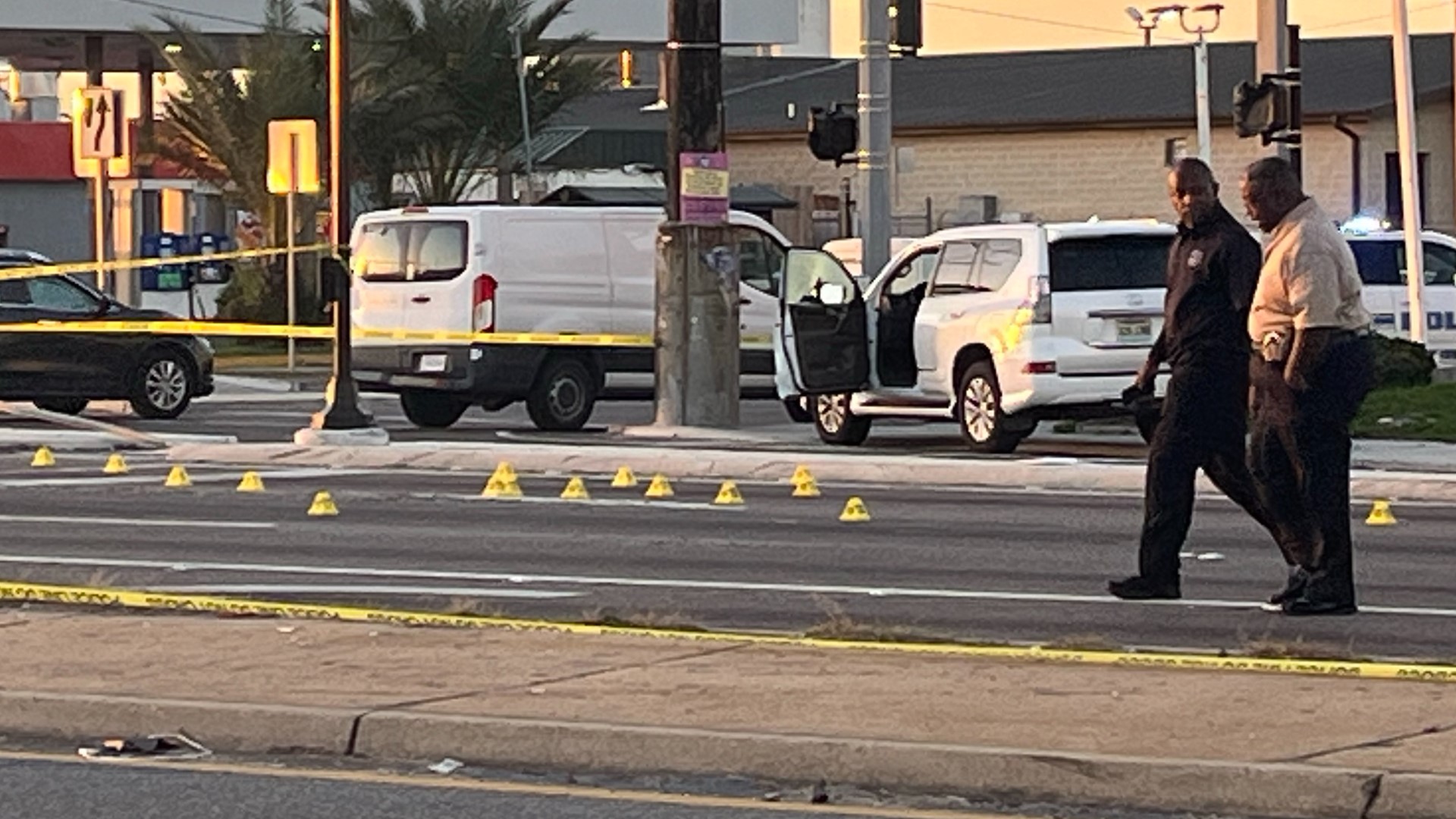 The shooting happened at the corner of Downman Road and Chef Menteur Highway.