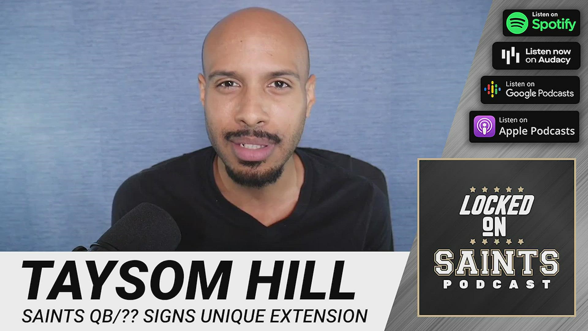 In an extremely unique contract extension, Saints do-it-all player Taysom Hill will be paid one rate if he's a starting QB and another if he's the utility player.
