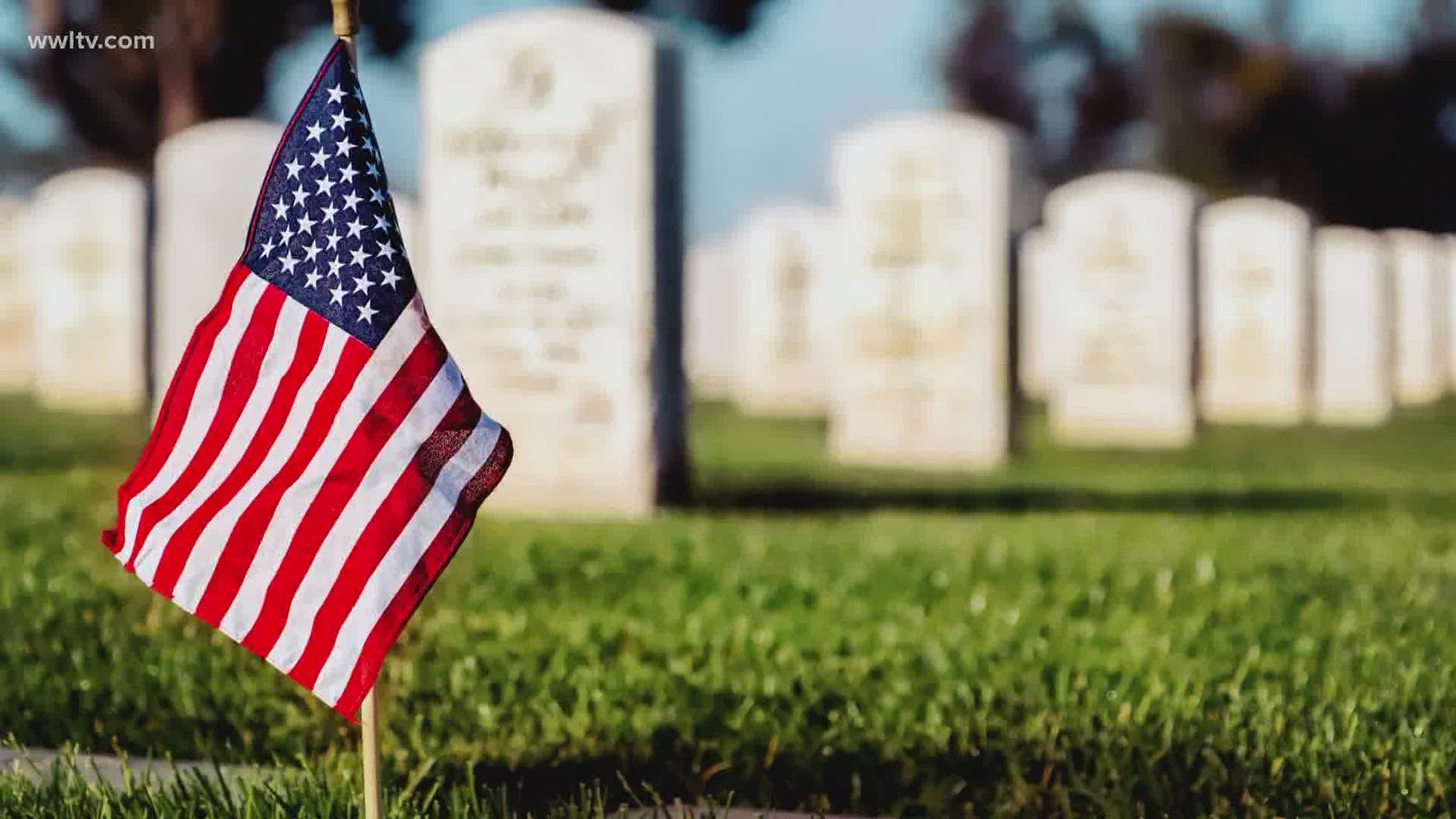 Louisiana salutes fallen veterans