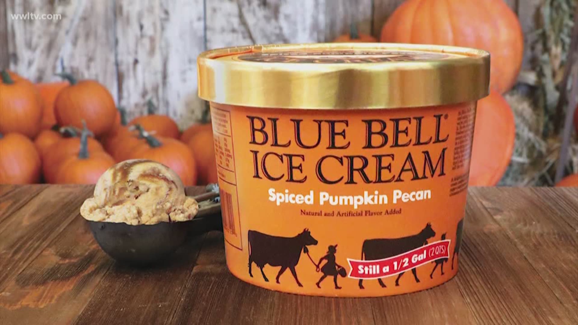 Blue Bell says the flavor combines sugar coated pecans with a cinnamon-honey-praline sauce.