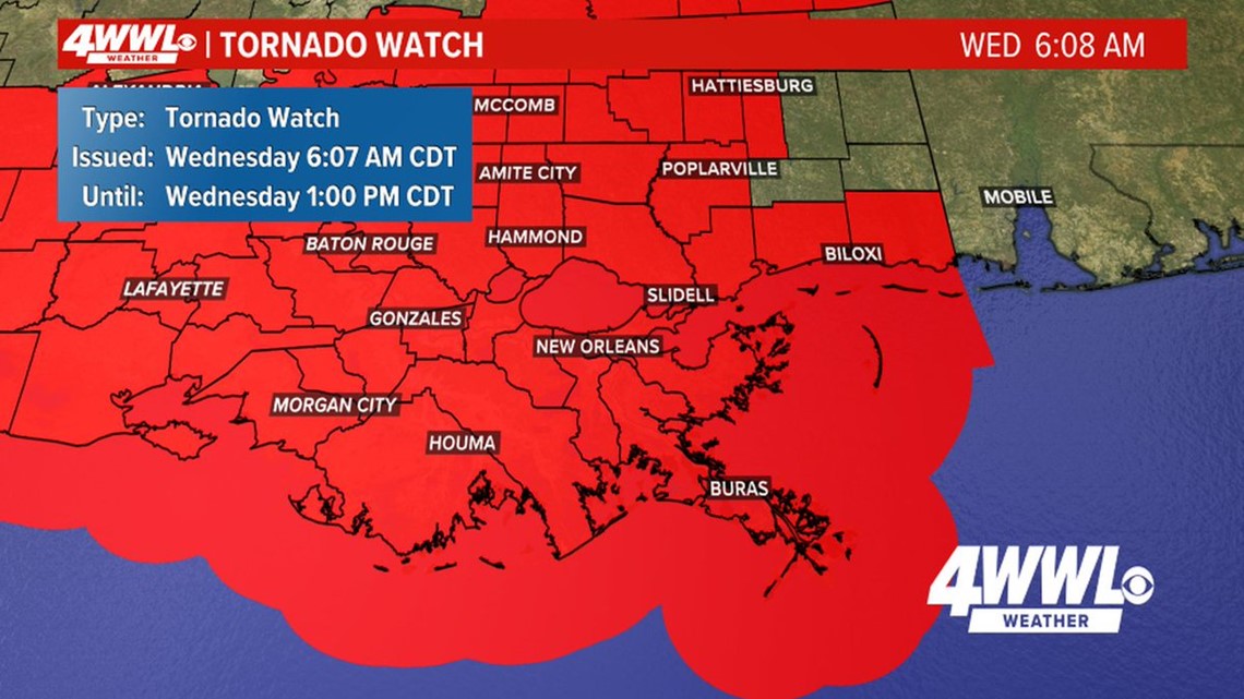 Louisiana Tornadoes: New Orleans Has Enhanced Chance 