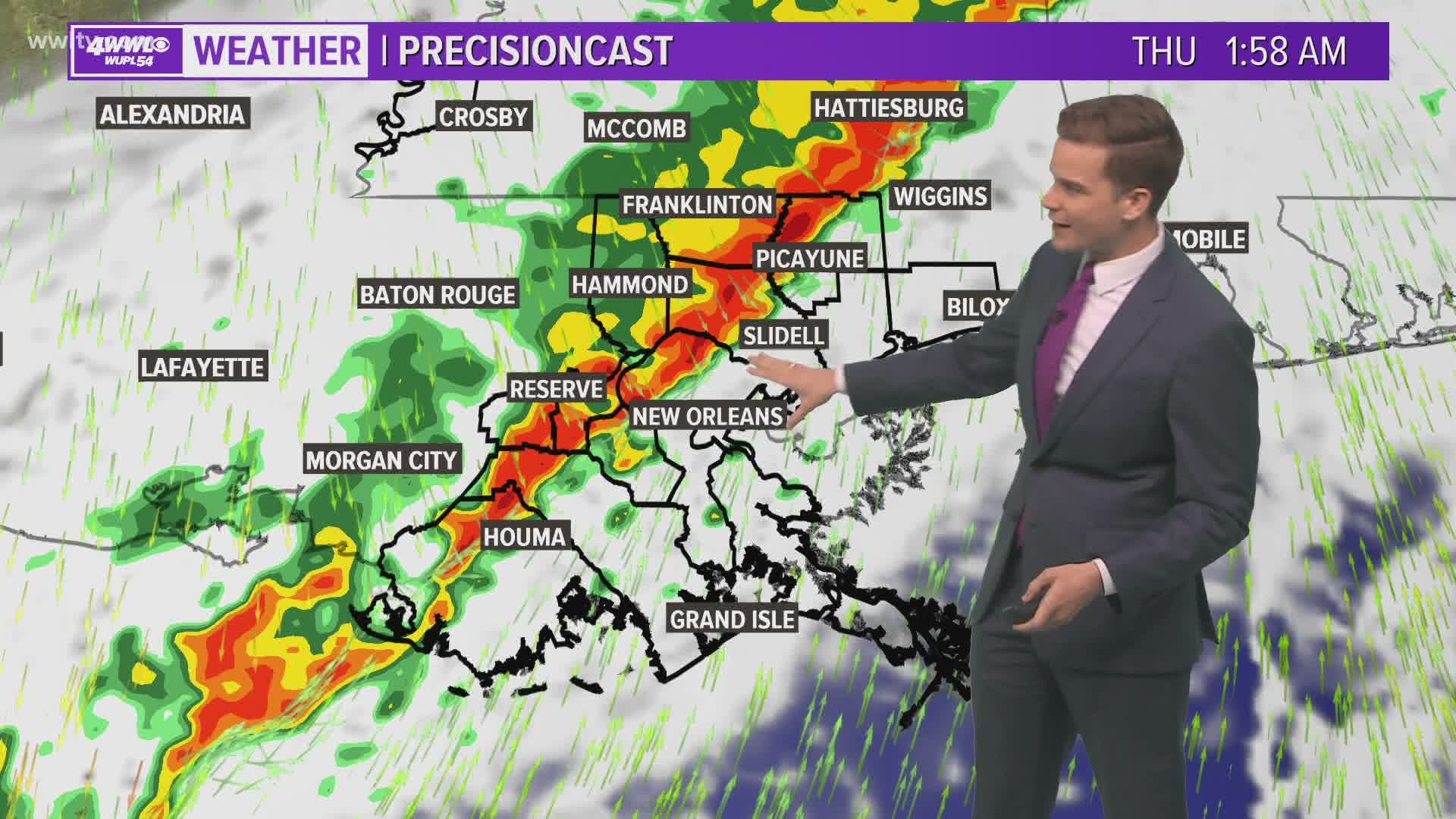 Severe weather possible Wednesday night, cold Christmas Eve and