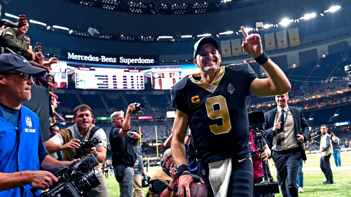 Saints QB Drew Brees sets NFL records in MNF win over Colts 