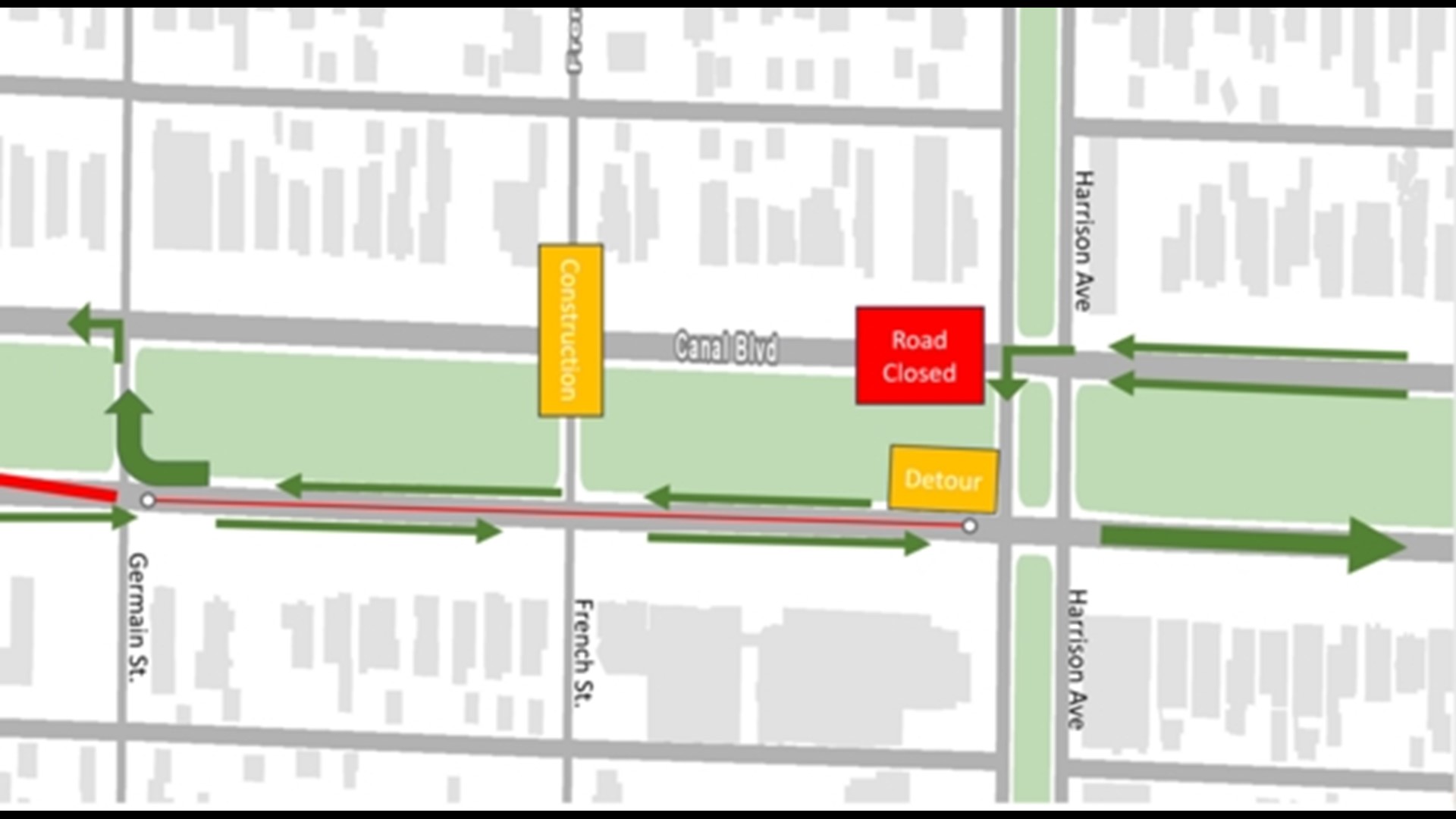 Road Closures: Parish by Parish | wwltv.com