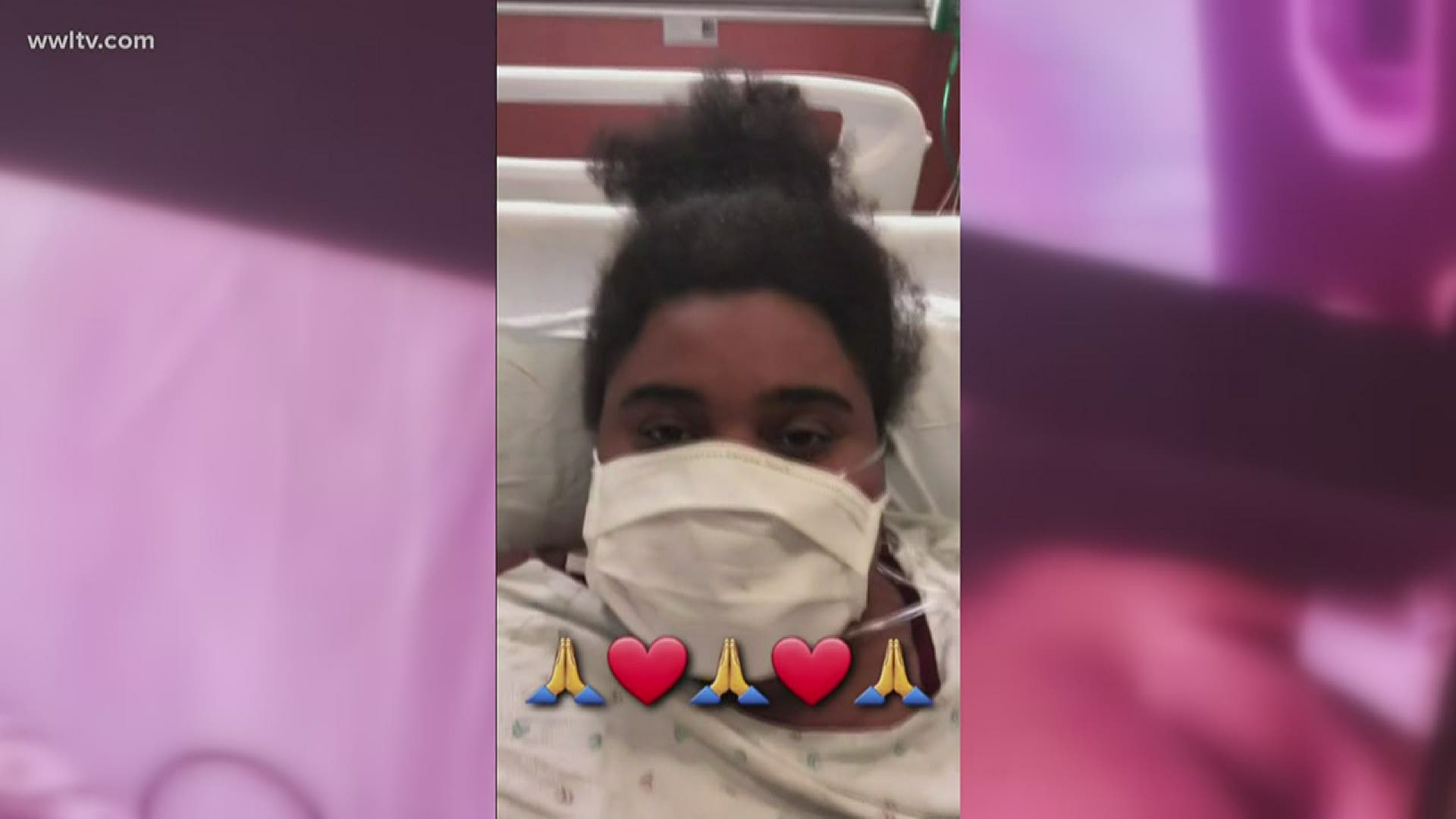 Shirell Jackson says her daughter Byronesha is down from needing 100% oxygen to 10%, but still has a long road ahead of her.