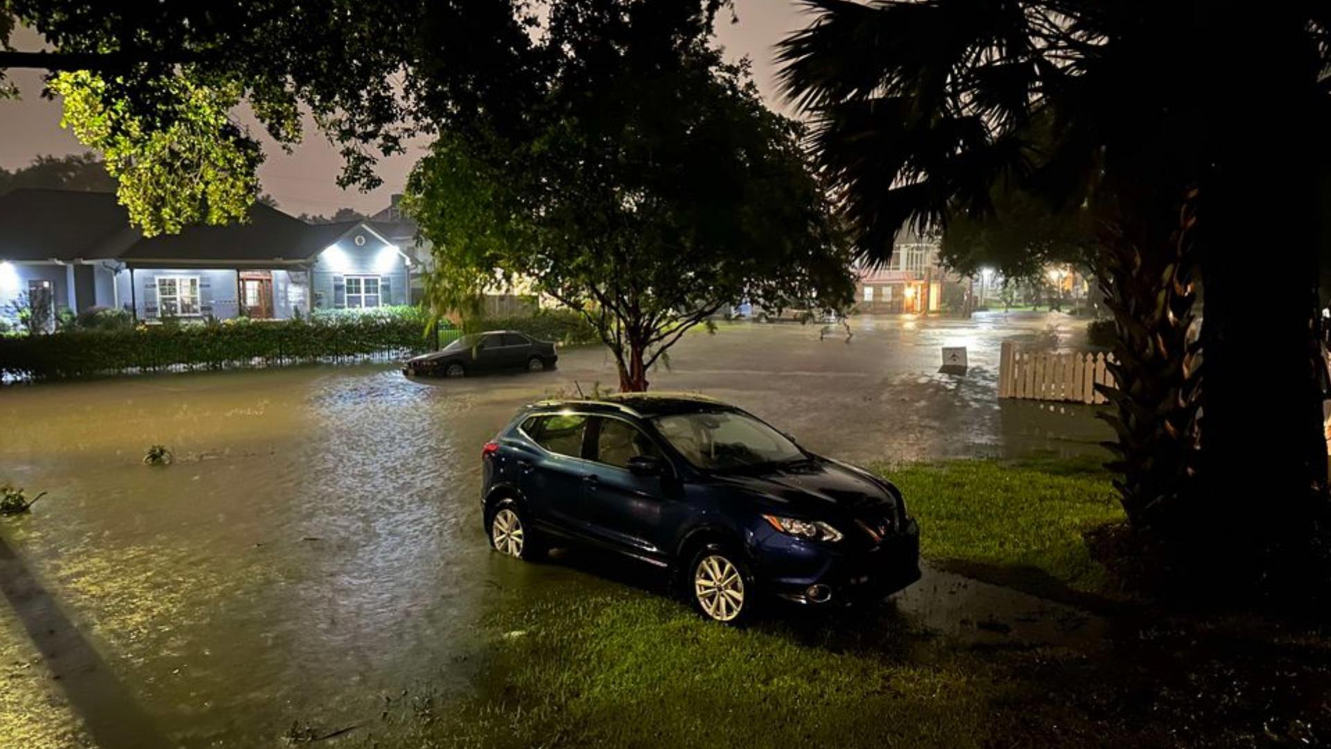 Street flooding Woodlawn and Homedale