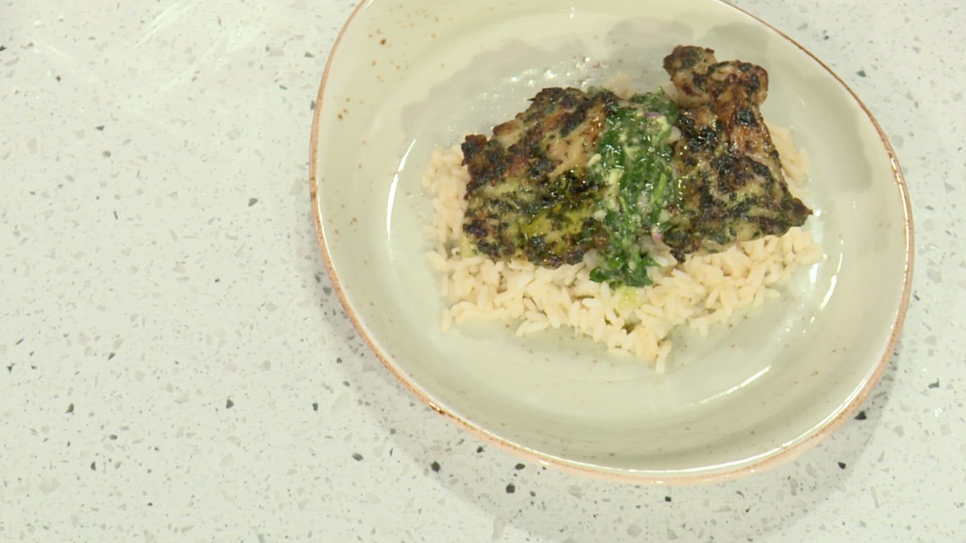 Chef Kevin Belton's Chimichurri Chicken, Key Lime Pie