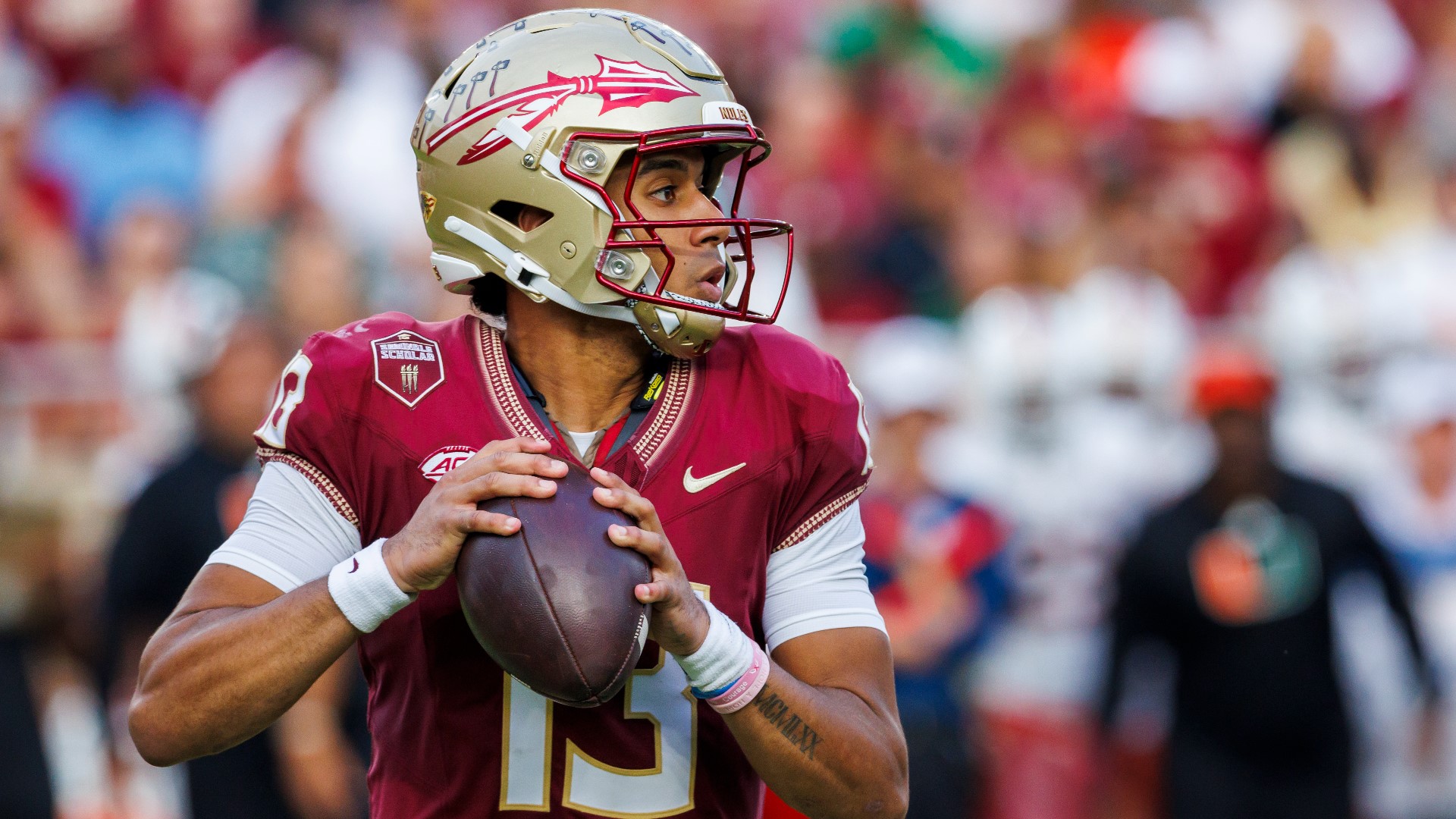 Florida State QB Jordan Travis Carted Off After Injury To Left Leg ...