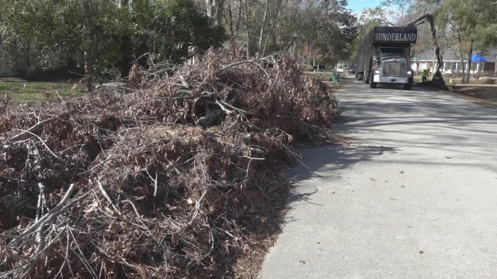 Residents are hopeful for a cleaner neighborhood, rid of Hurricane Ida debris by the end of the year.