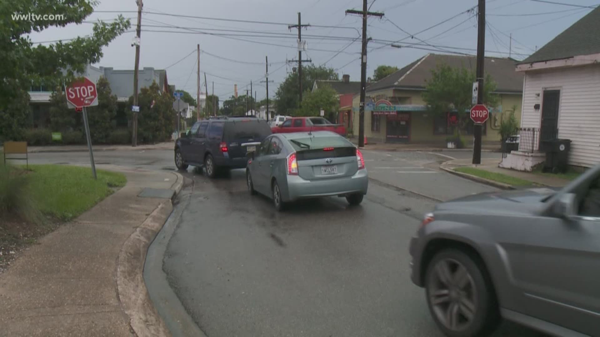 Residents who live near Oak and Eagle Streets in the Leonidas neighborhood watch accidents occur at the intersection frequently and they're waiting for the city to do something about it.