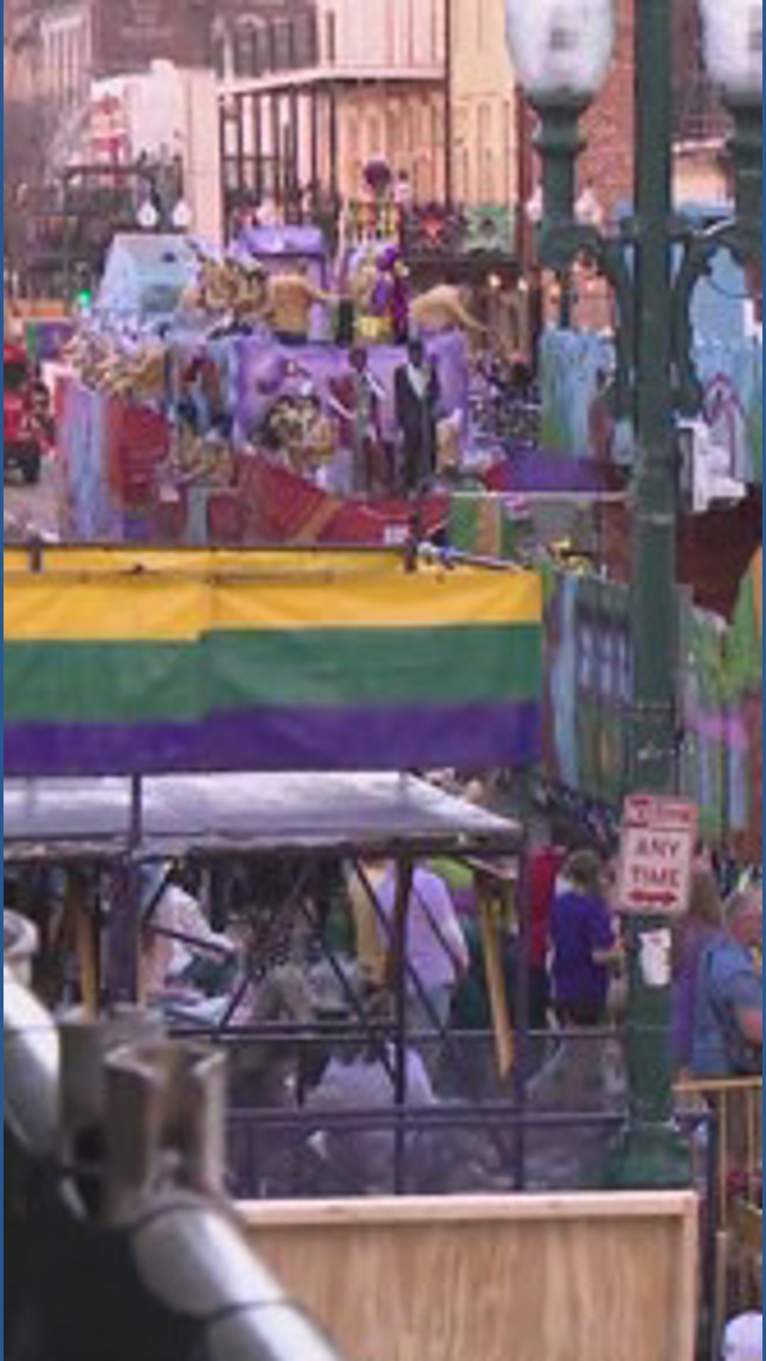 Cop Float Riders on parade float removed after throwing beads at police | wwltv.com