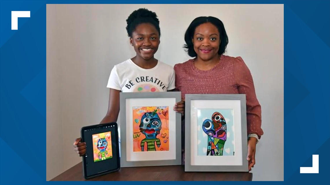 15-year-old Louisiana girl makes $10K selling digital art - Vimarsana News