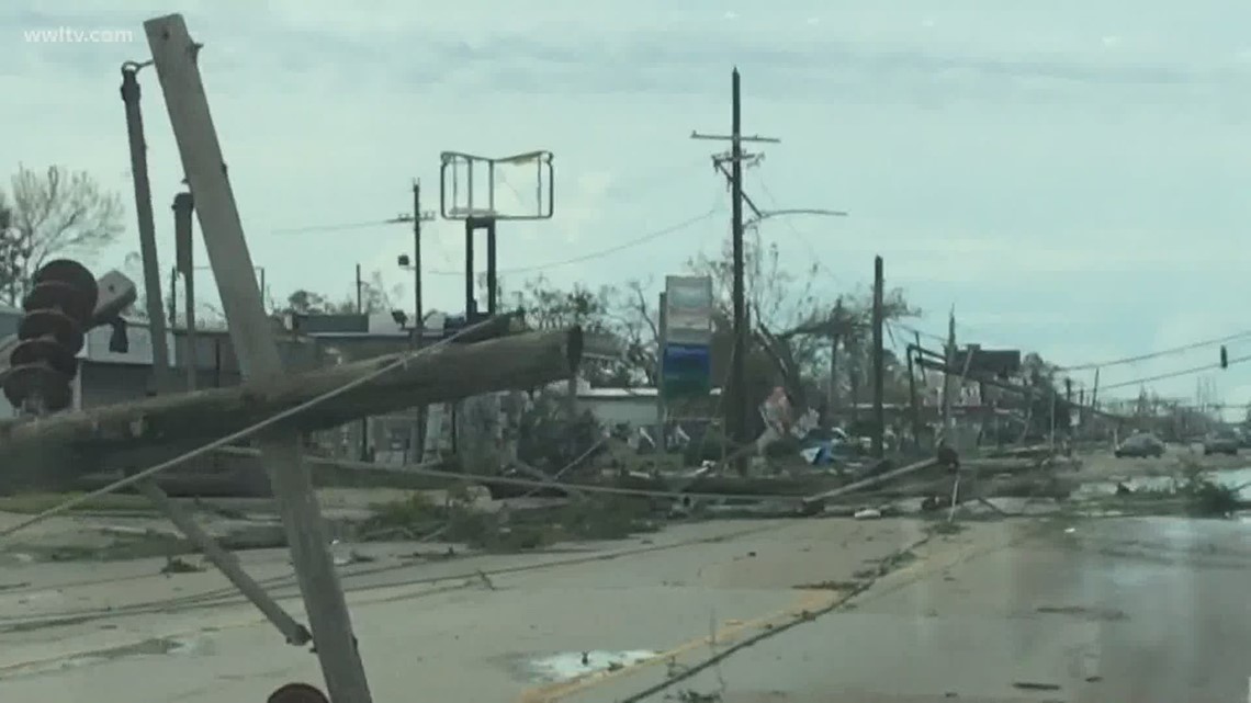 Lake Charles residents seek shelter from Hurricane Laura in church ...