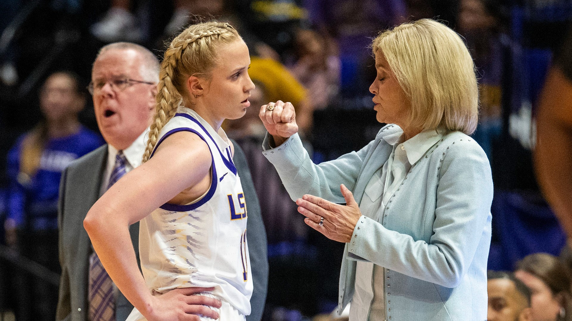 LSU guard Hailey Van Lith said calling them dirty debutantes has nothing to do with sports.