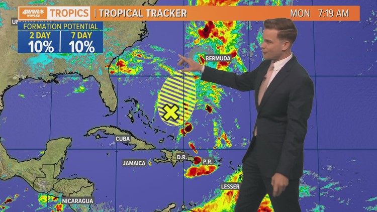 Tropics: NHC tracking low pressure in the Atlantic