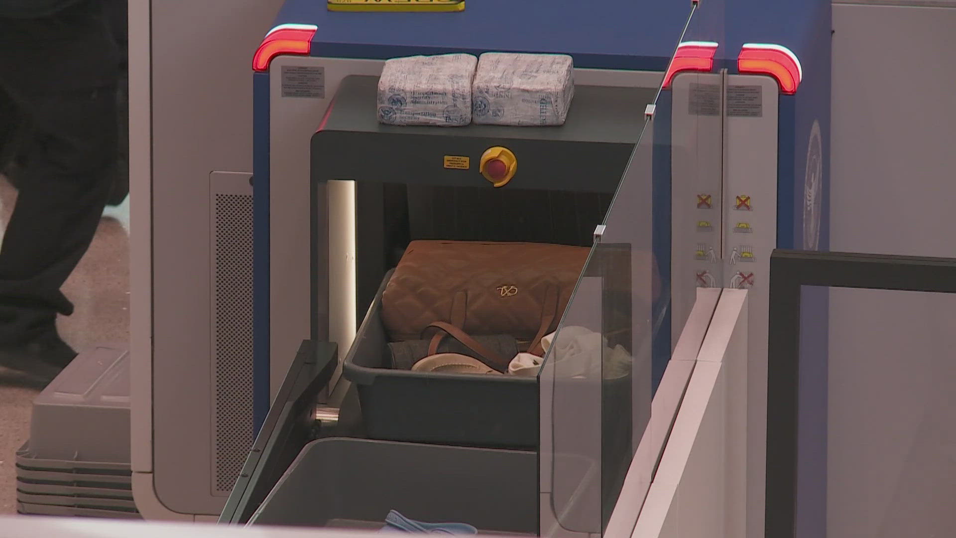 TSA agents will check 70,000 to 80,000 bags a day during the holiday season.