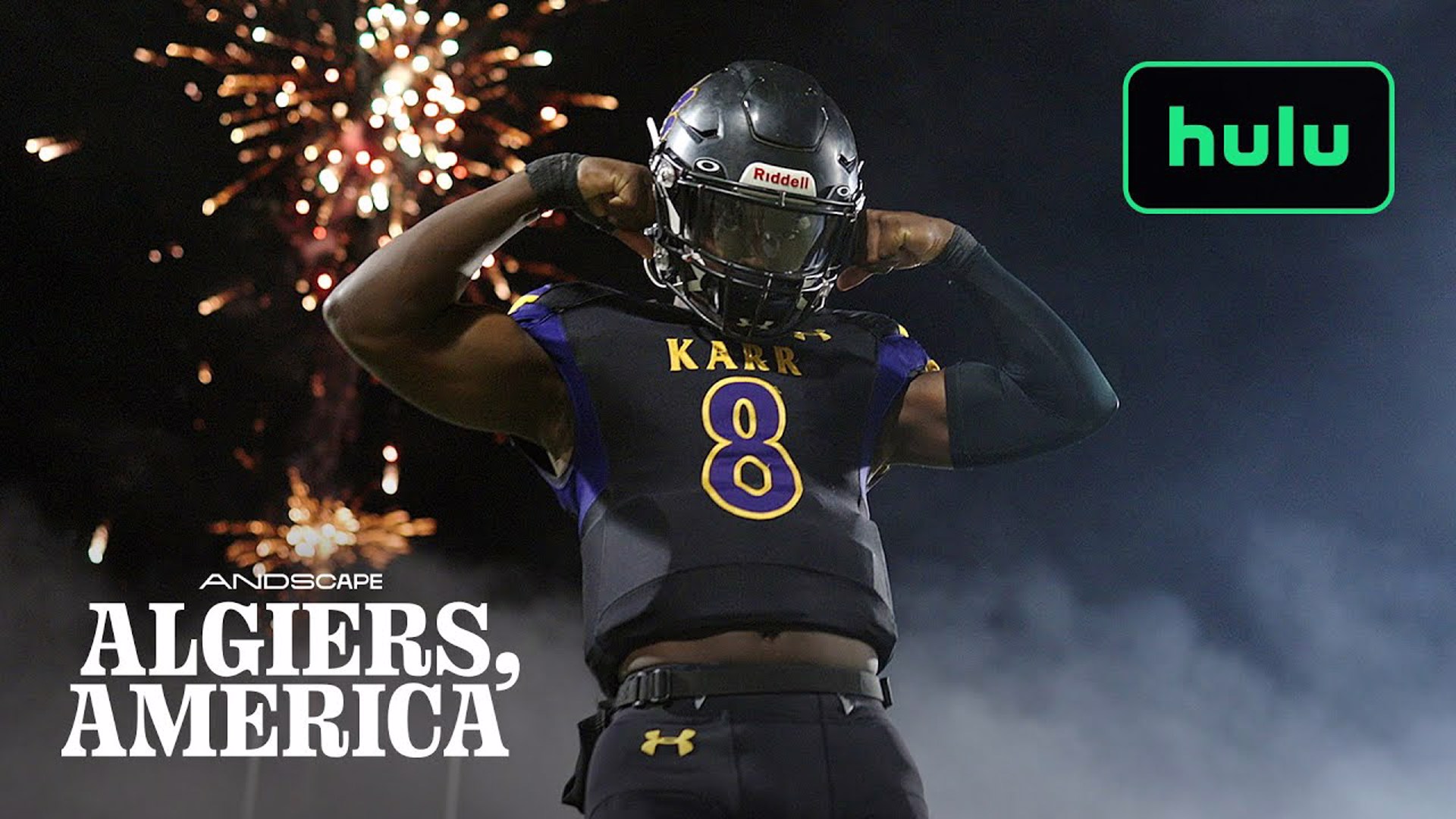Algiers, America chronicles the journey of Coach Brice Brown and the Edna Karr Cougars a predominantly Black high school in Algiers, New Orleans.