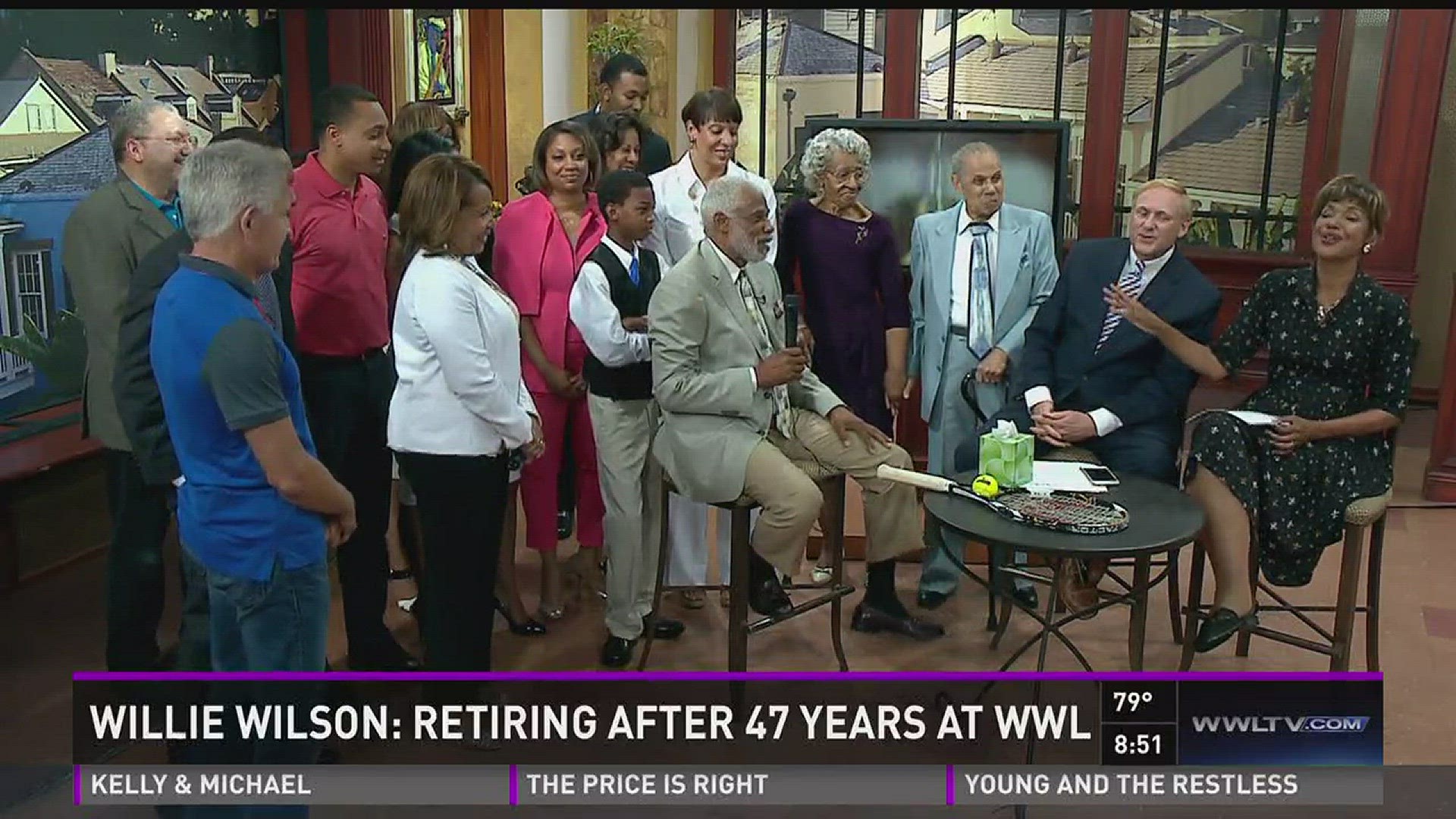 VIDEO: Family, friends congratulate Willie Wilson on retirement