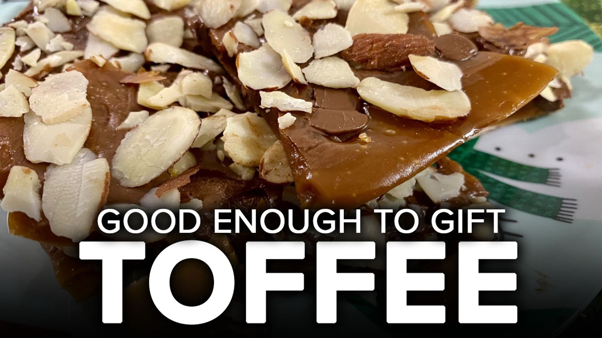 This delicious English toffee makes the perfect gift for the holidays!