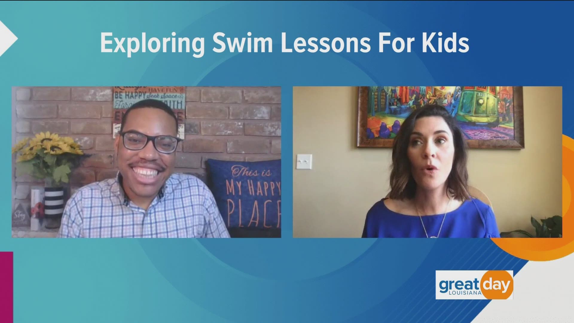 Angelina Vicknair of New Orleans Mom discussed the options available for kids looking to take swimming lessons.