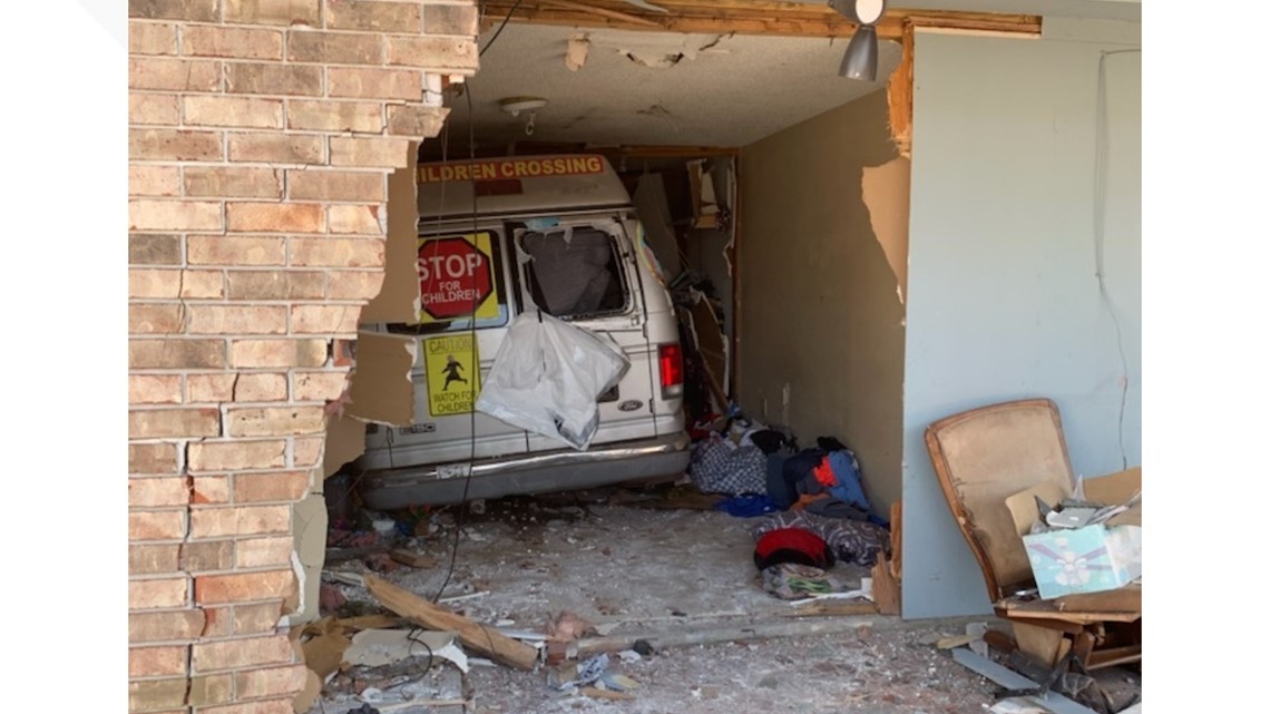 Child hospitalized after ice cream truck crashes into apartment