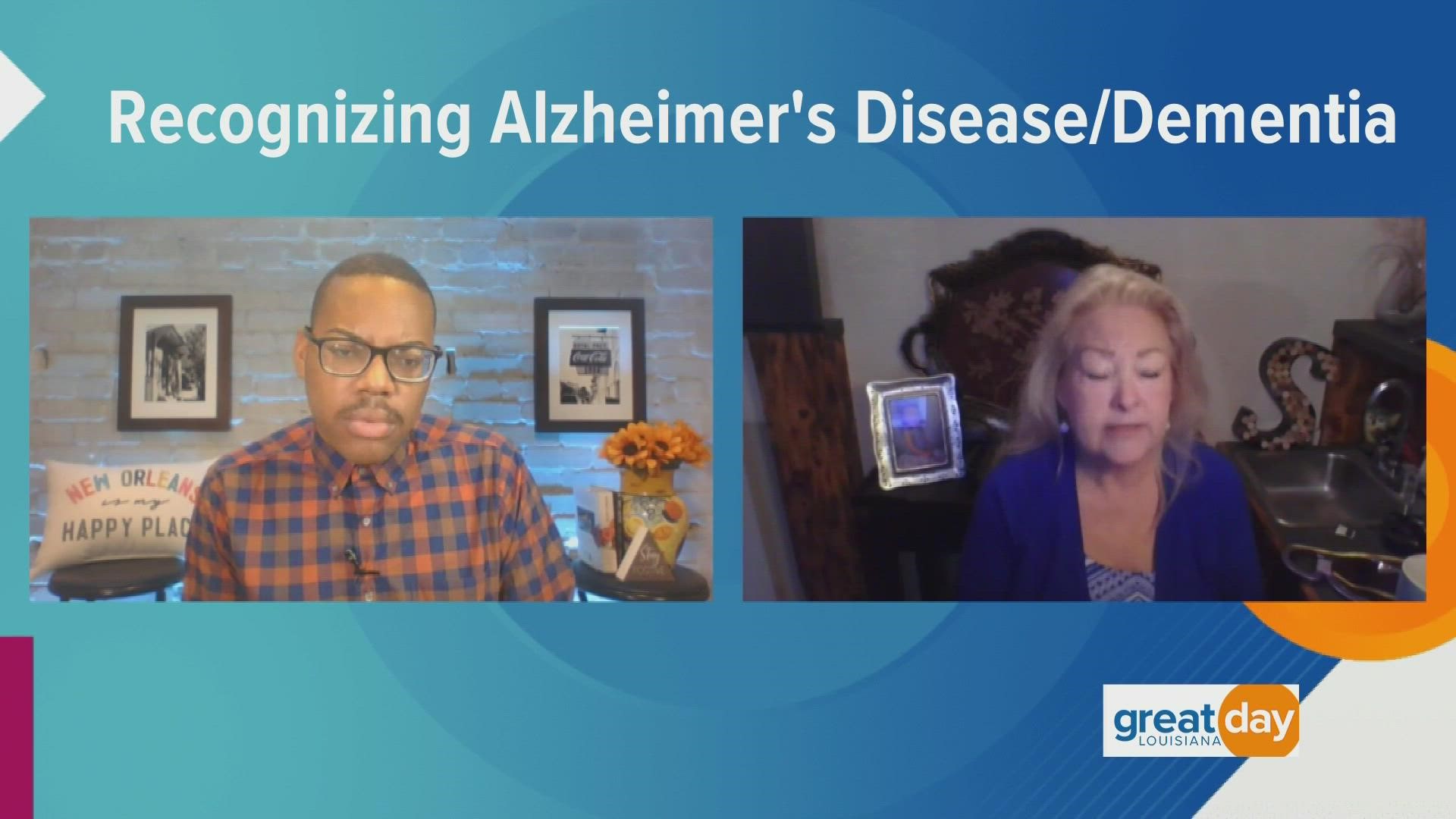 A behavioral expert discussed the signs and symptoms to look out for when diagnosing Alzheimer's disease or dementia.