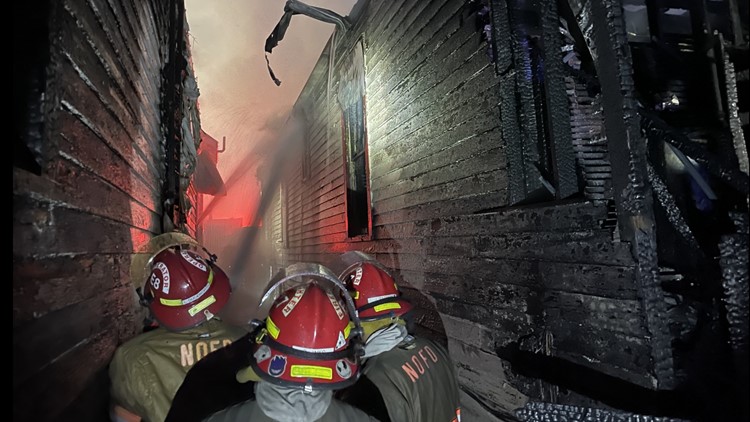 Firefighters battled 5 fires across Jefferson and Orleans parishes within 48 hours