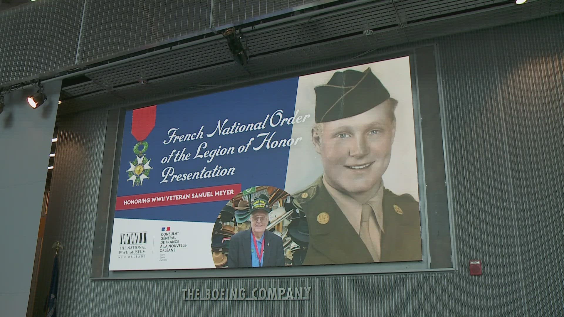 He's known as ‘Meyer the Hatter’ after taking over his grandfather's store. But Sam Meyer is also an Air Force veteran in World War II, who was honored by France.