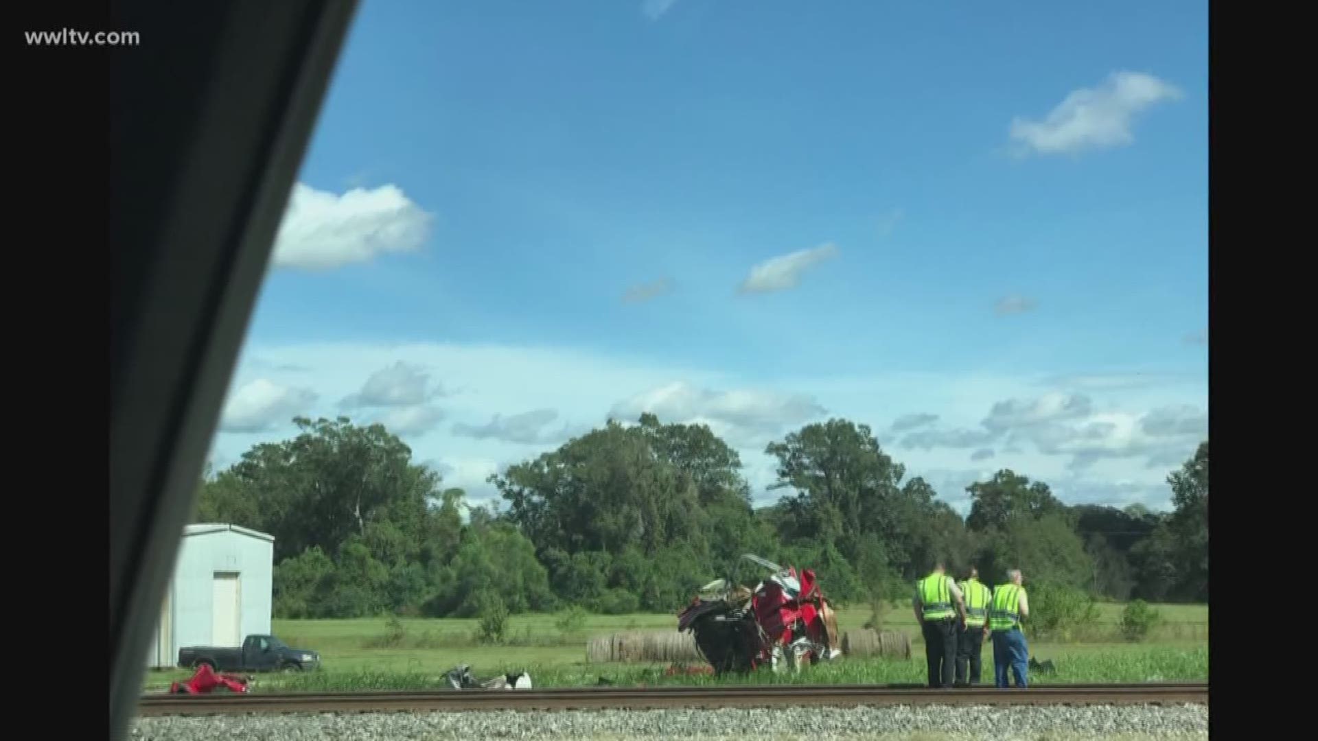 A crash involving an Amtrak train and an 18-wheeler left one person dead Wednesday afternoon, the Tangipahoa Parish Sheriff's Office says. 