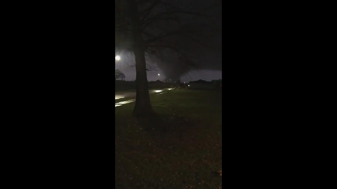 Raw Tornado viewed from Chalmette hitting Arabi