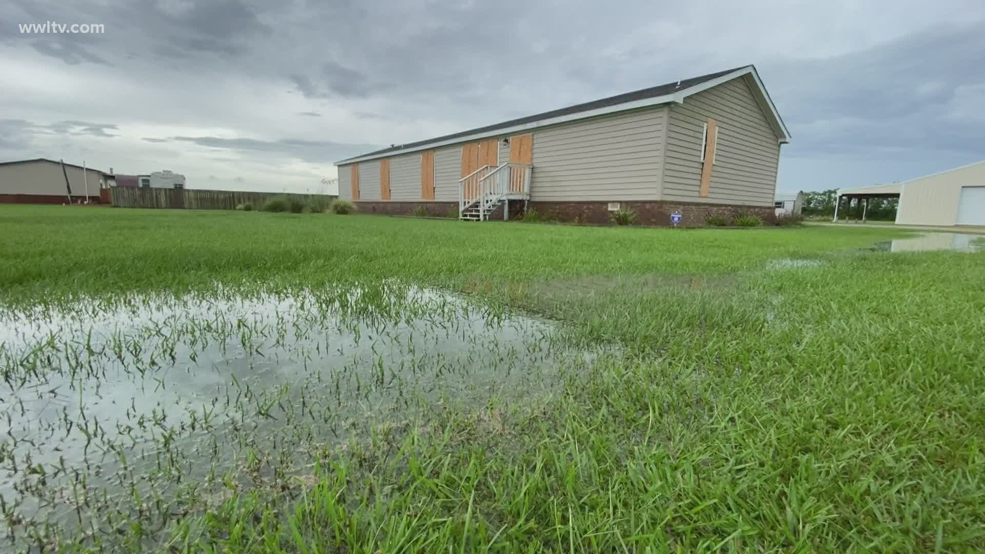 Boarded up homes across Southwest Louisiana Wednesday night may not be there after the storm, and that's why so many residents left. Others chose to stay and wait.