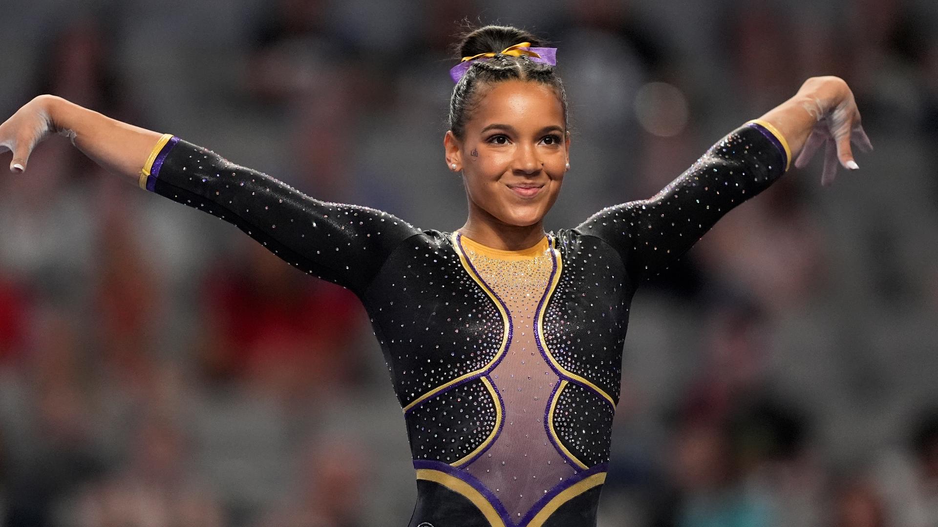 LSU's star gymnast Haleigh Bryant returns for final season in 2025 ...