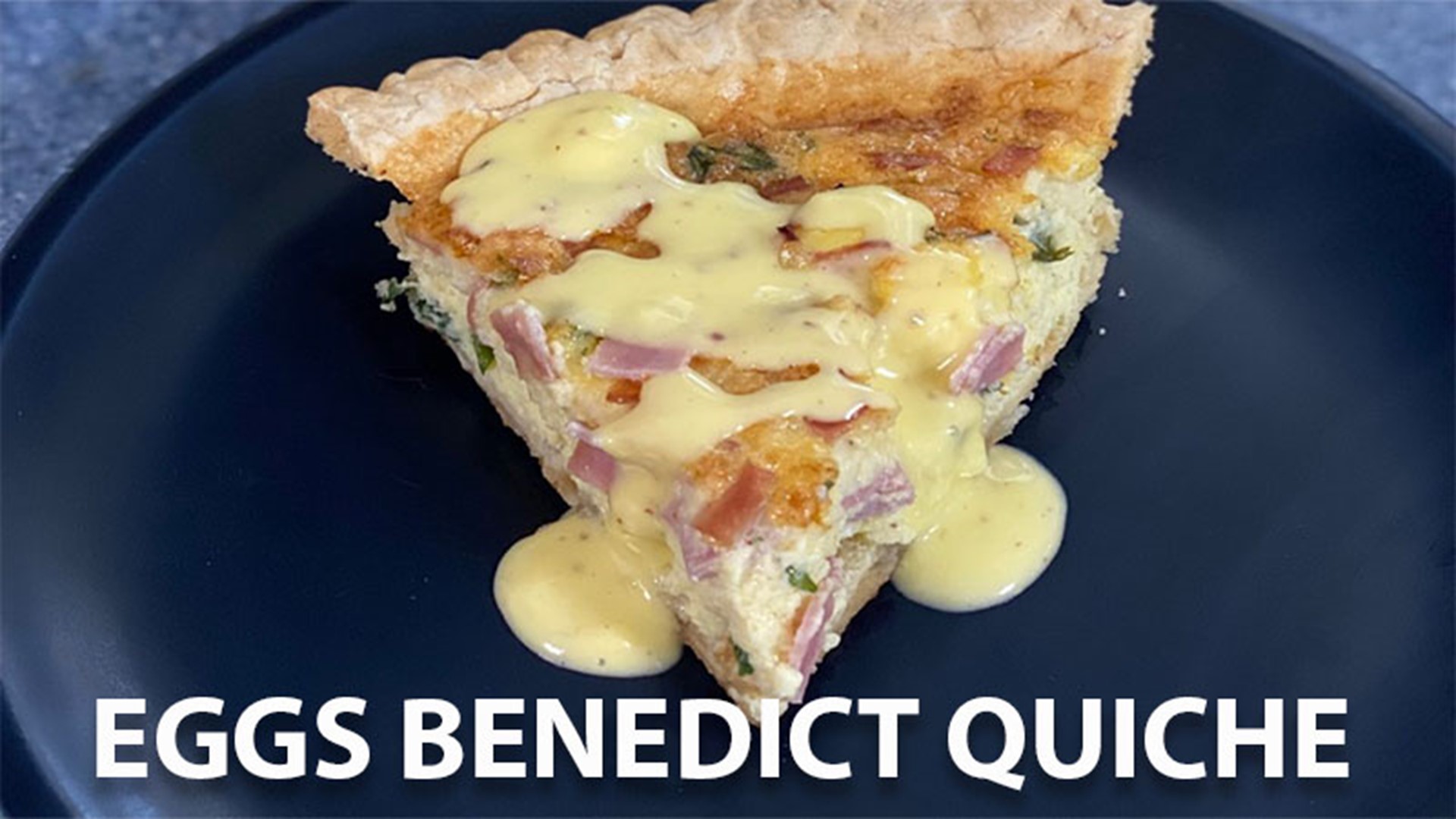 Chef Kevin Belton is utilizing some of those eggs you got for Easter to make up an Eggs Benedict Quiche.
