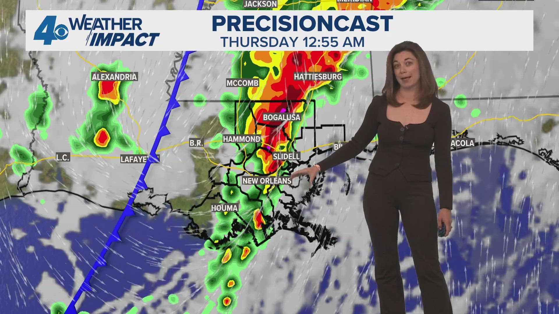 Weather Impact Alert: Storms alongside a cold front return late