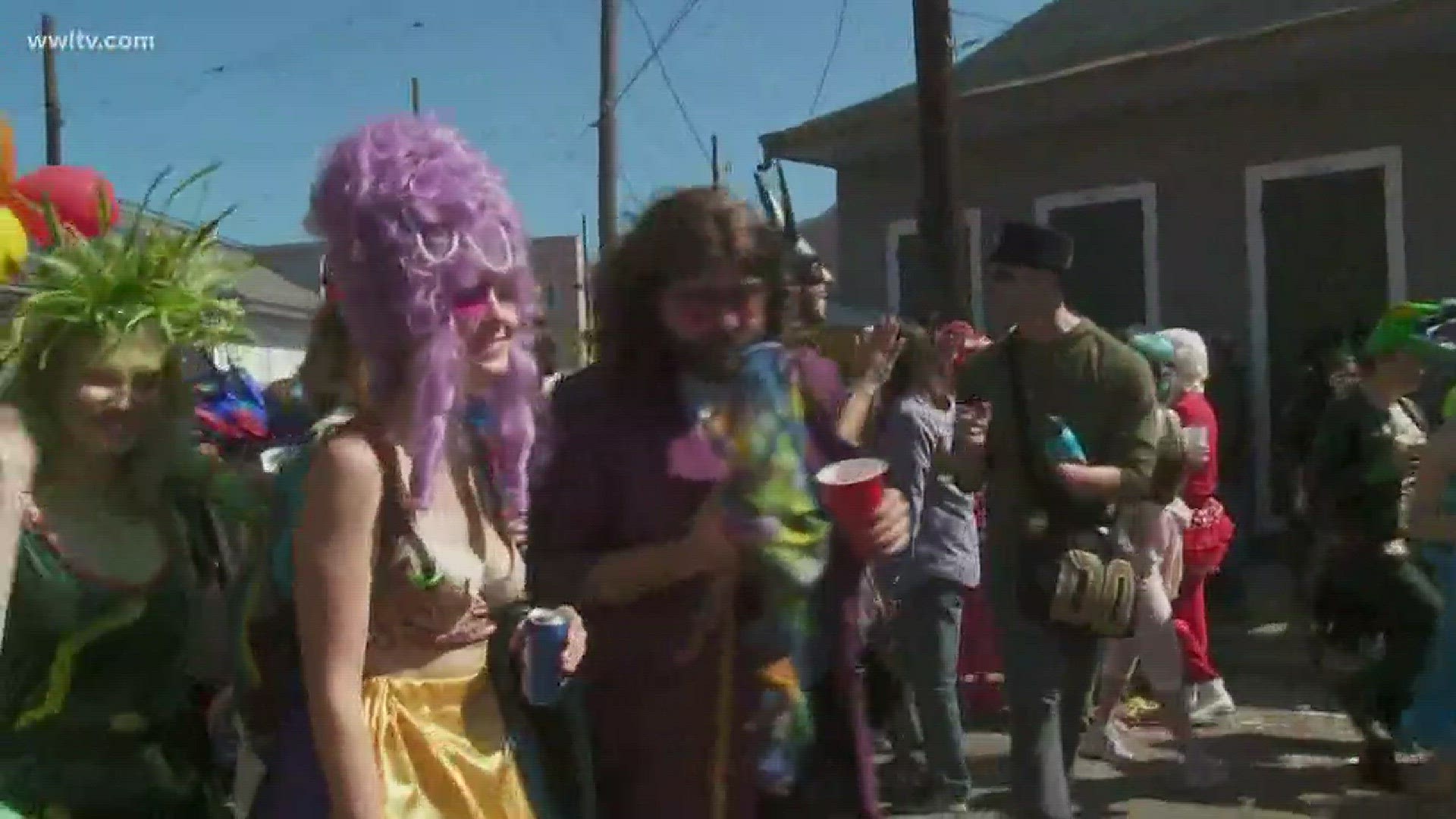 If you were looking for the wilder and alternative side of Mardi Gras, the Marigny was the place to be.