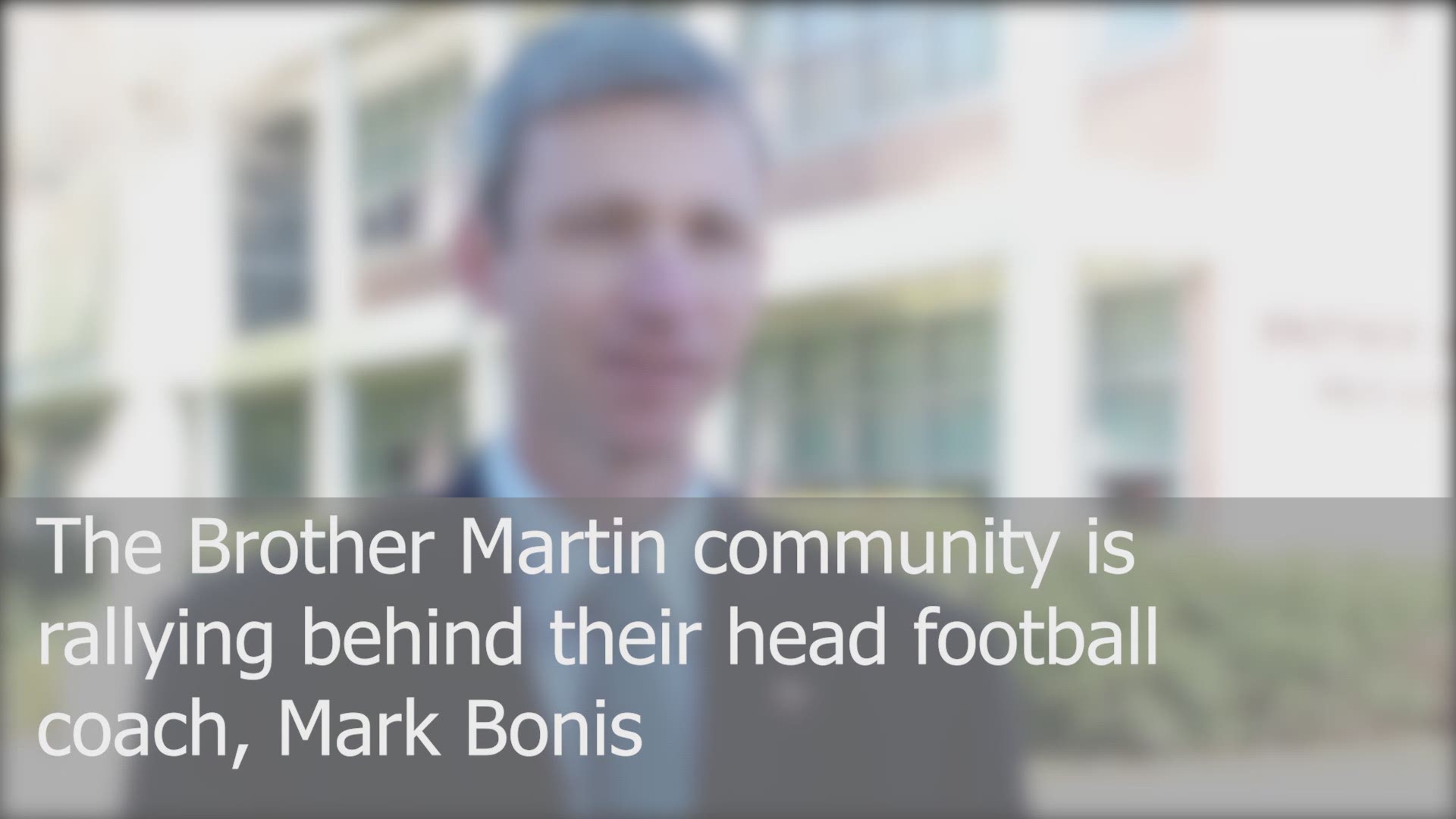 Students rally behind Brother Martin coach