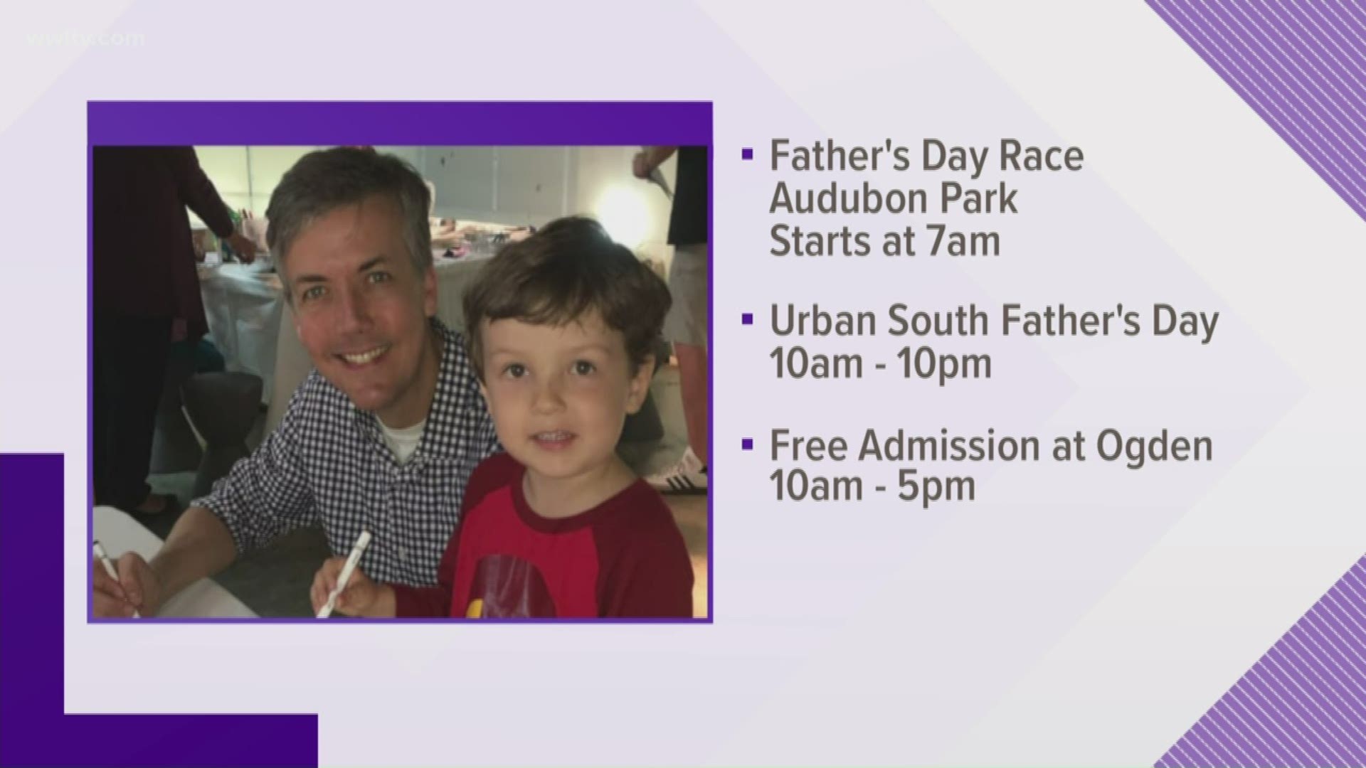 There's fun for everyone around the city this Father's Day Sunday!