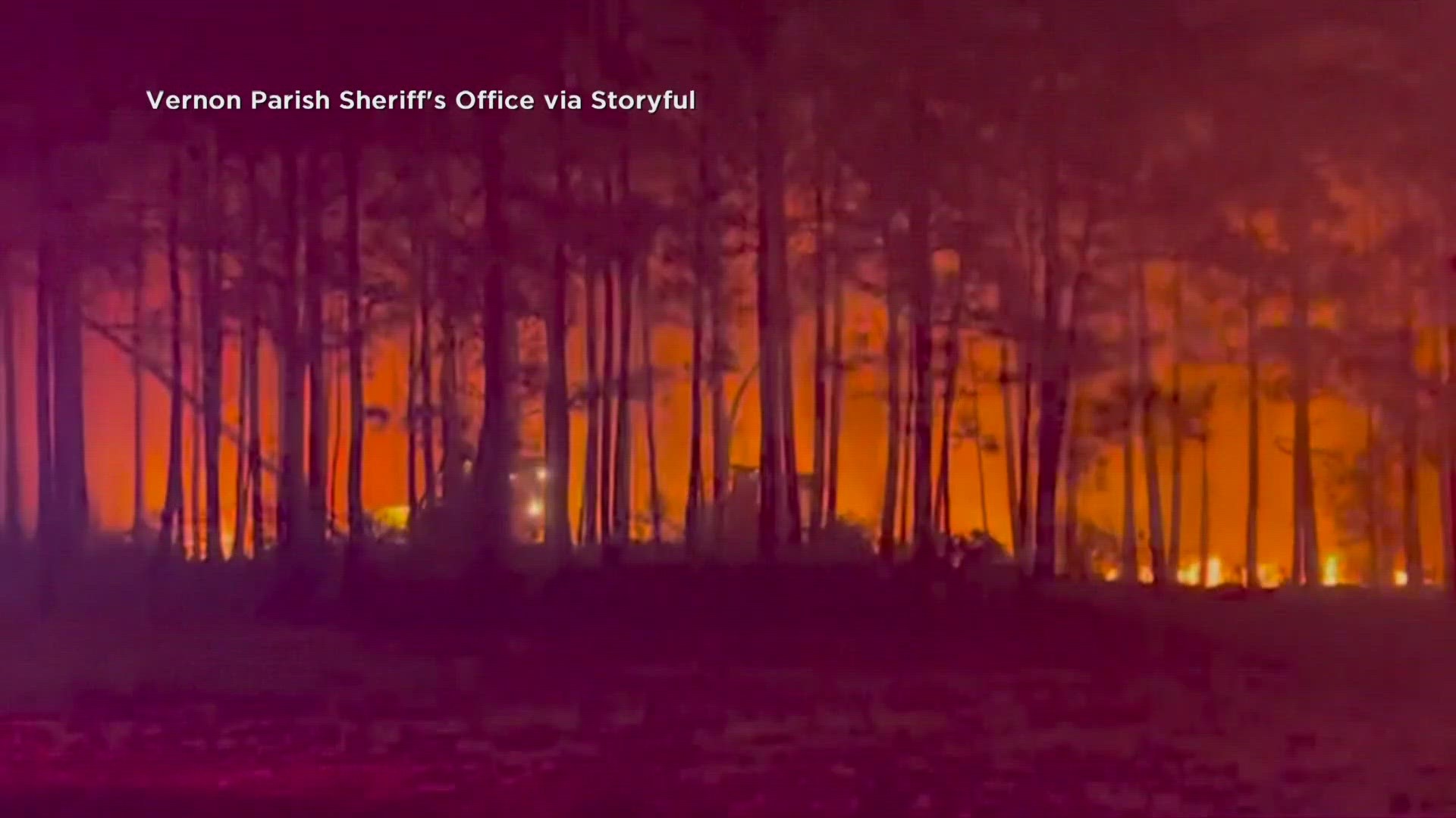 There are multiple wildfires burning in Louisiana, including the largest one ever recorded in the state.