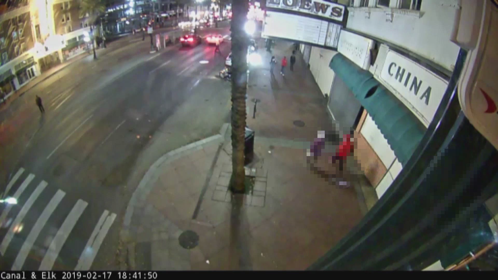 The NOPD released some surveillance video that shows the shootout between a suspect and officers that left 5 innocent bystanders injured and the suspect dead.