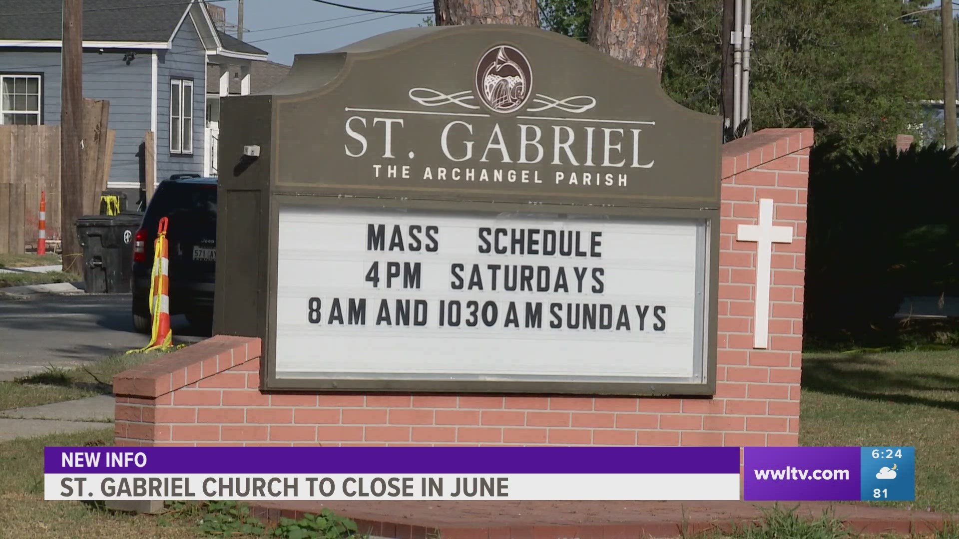 The pastor of St. Gabriel the Archangel Church told parishioners the close would close on Jun.30.