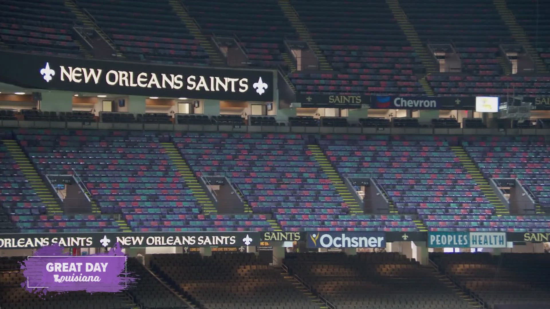 We get a look inside the newly renovated Caesar's Superdome.