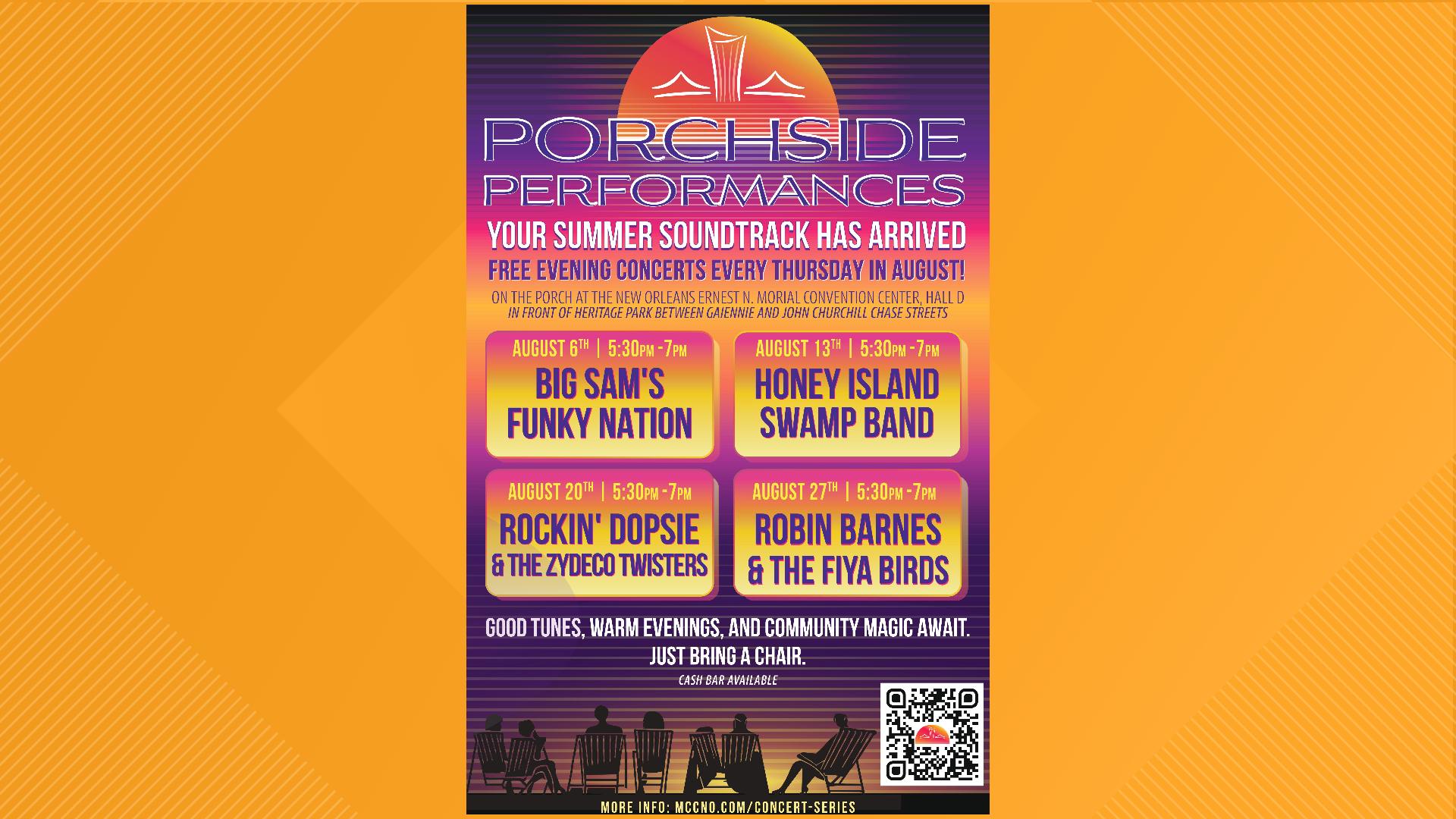 New Orleans Convention Center kicks off free outdoor music series