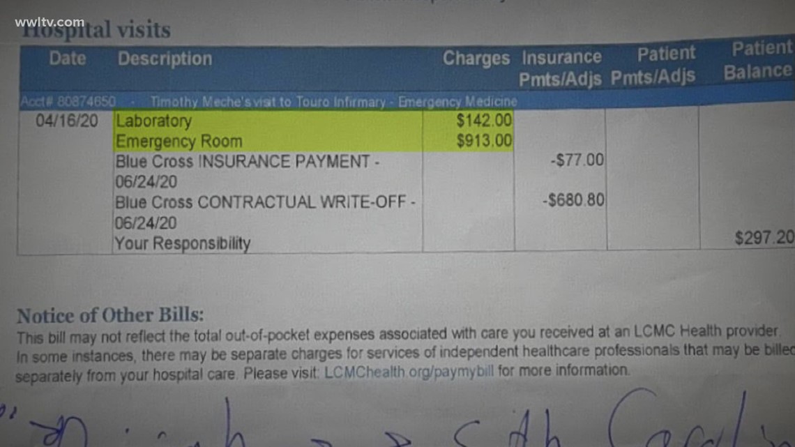 COVID19 testing leaves patients with big bill at some New Orleans area