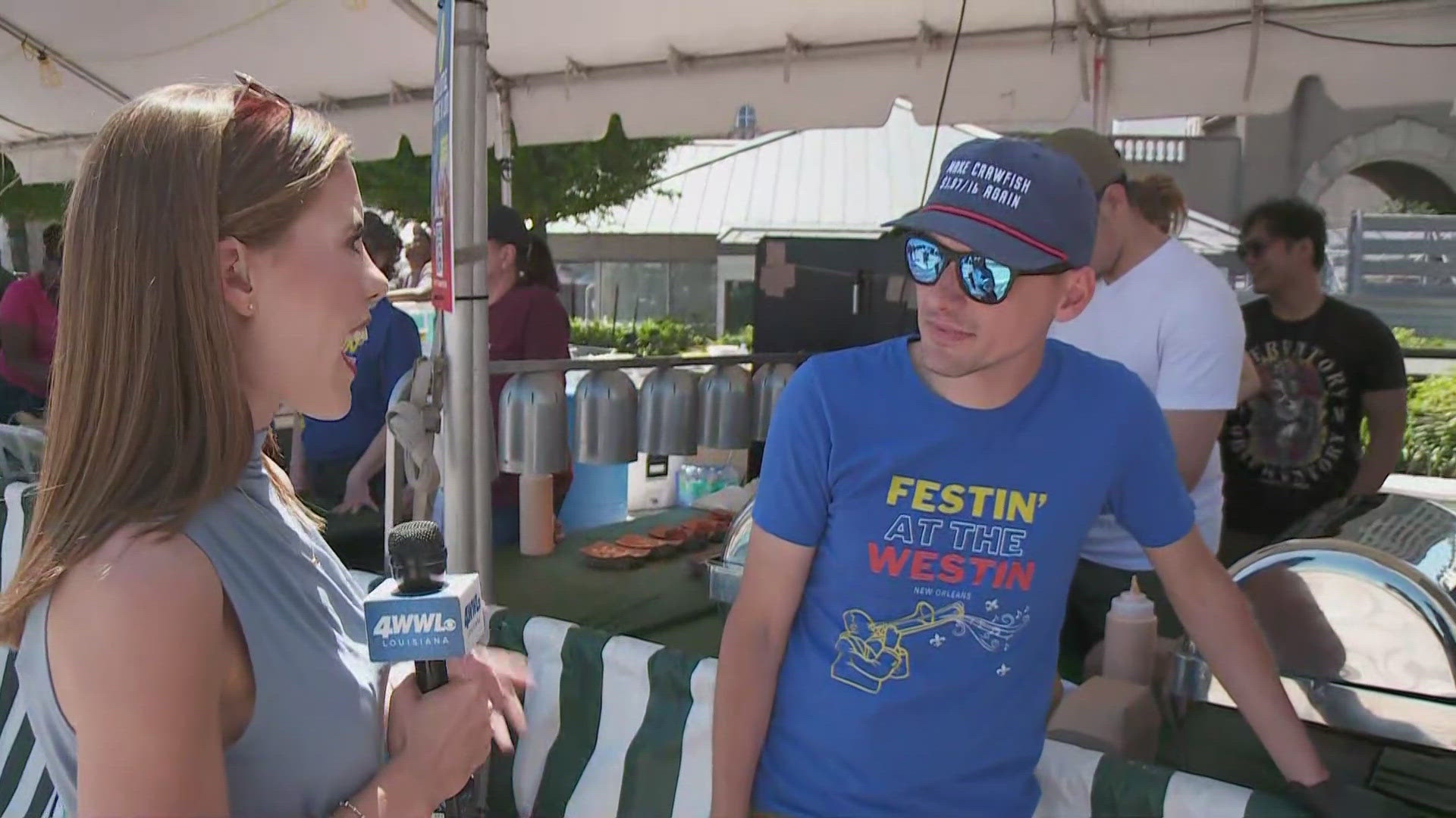 We take a look at some of the food vendors festivalgoers can expect at French Quarter Fest.