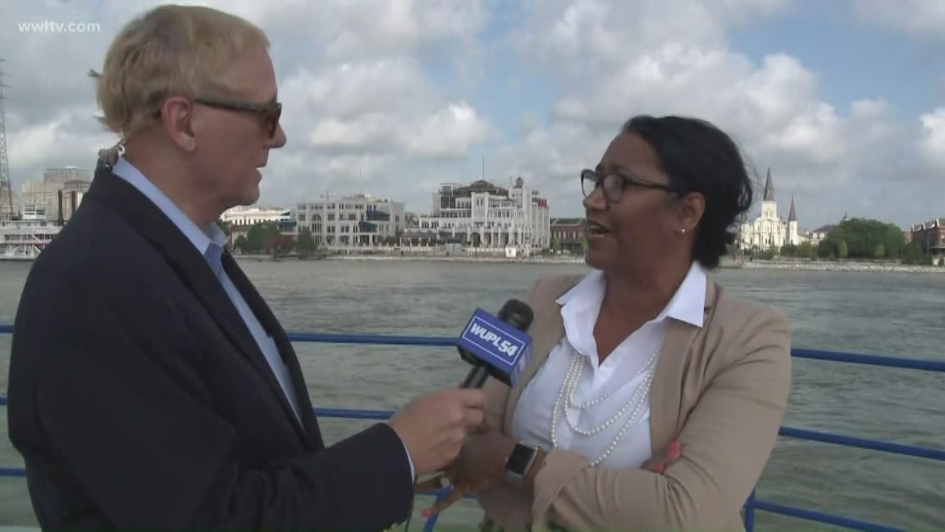 Eric Paulsen reports from the Mississippi River and interviews Tiffany Carter, Port of New Orleans Director of Procurement, about the economic impact for the port, particularly for small and local businesses.
